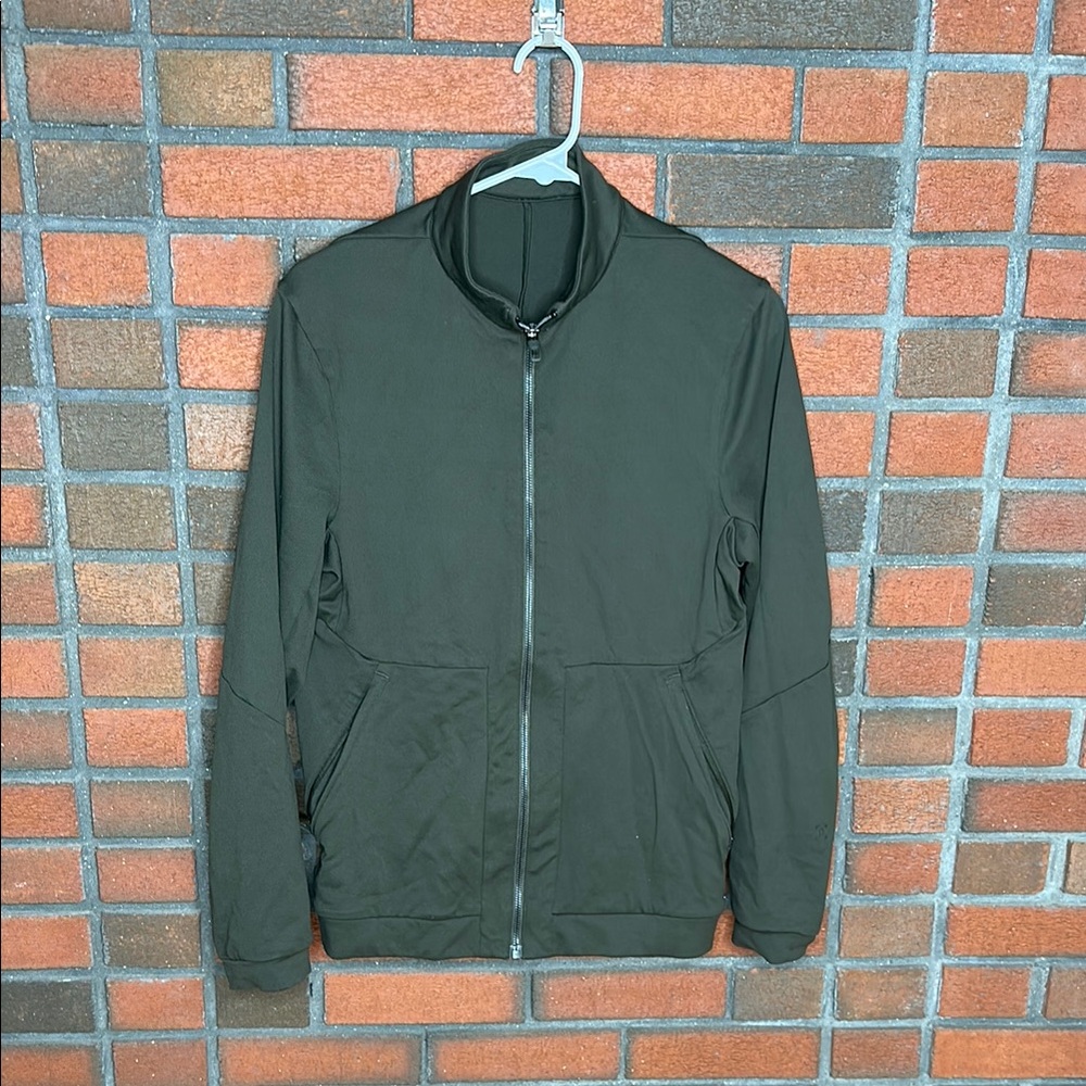 Lululemon Olive Green zip up Jacket xs